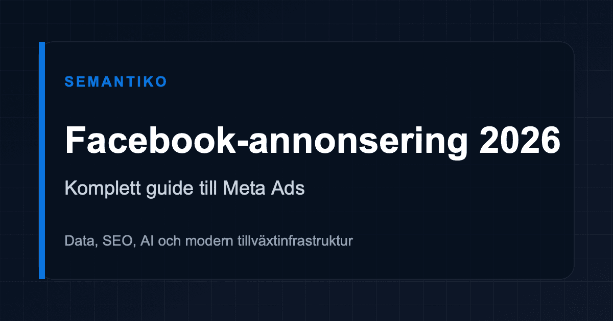 Meta-annonsering: guide för företag inför start