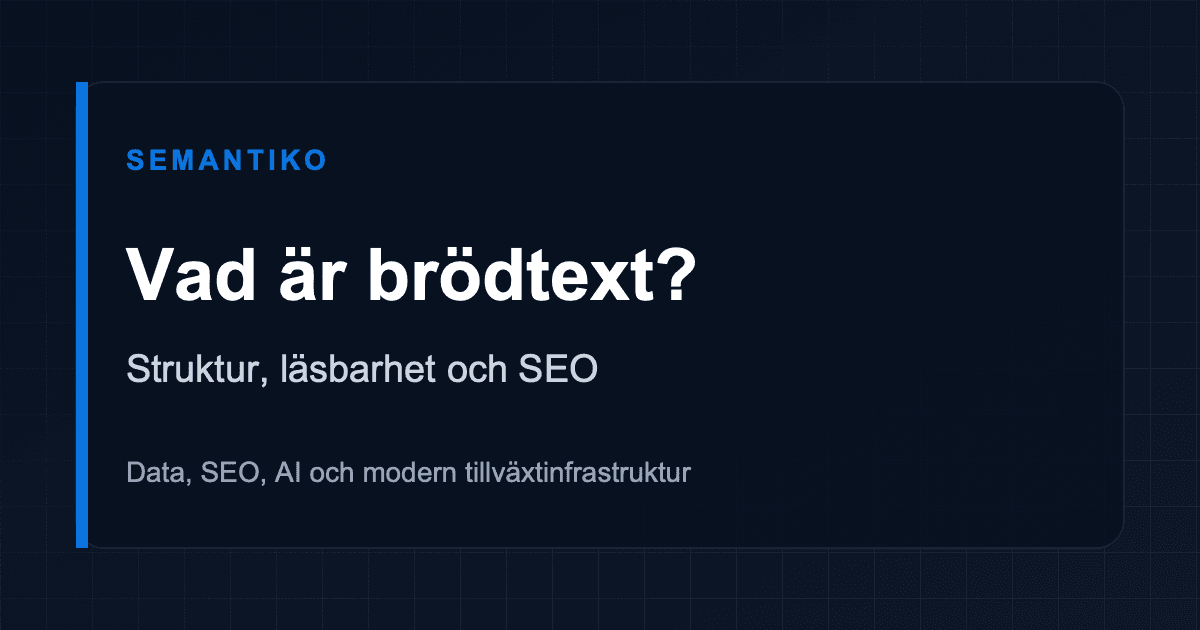 Brödtext på webbplatsen: struktur och tydliga exempel