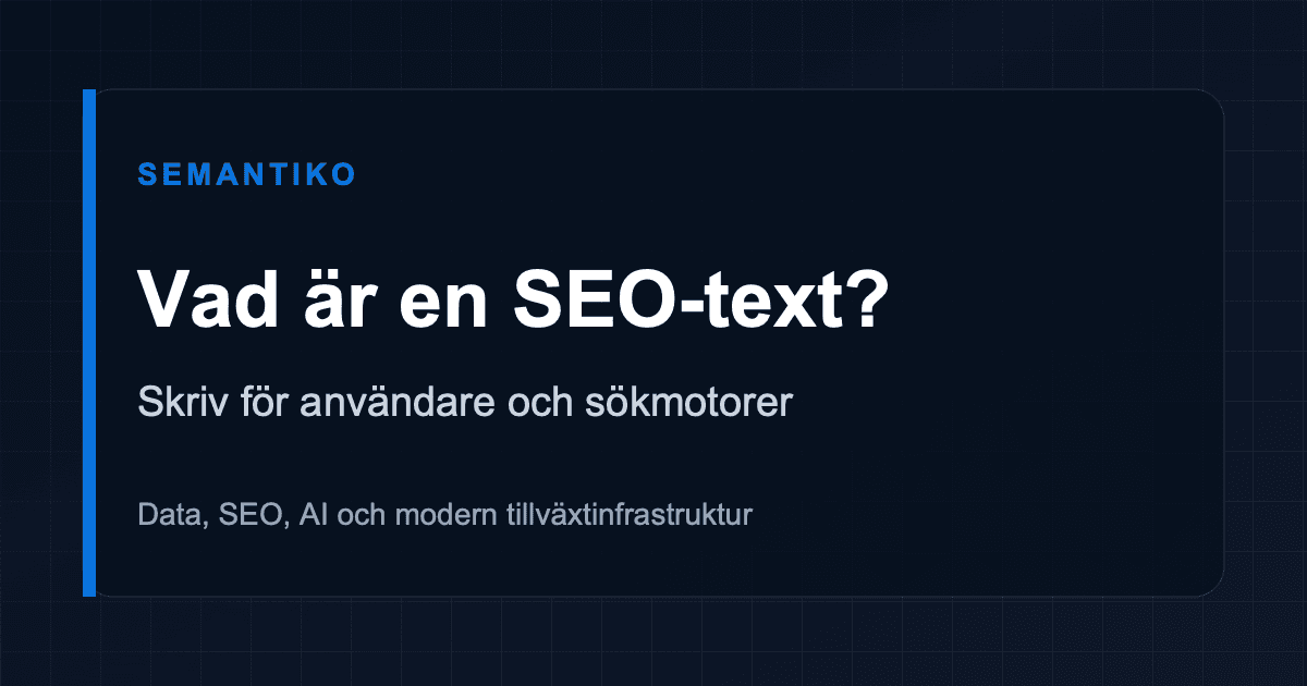 Skriva SEO-text: innehåll som hjälper kunden